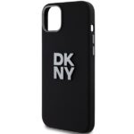 DKNY - Hardcase Liquid Silicone Metal Logo (DKHCP15SSMCBSK) - iPhone 15 - Black – Image 6
