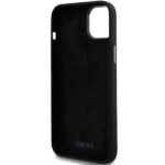 DKNY - Hardcase Liquid Silicone Metal Logo (DKHCP15SSMCBSK) - iPhone 15 - Black – Image 3