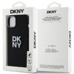 DKNY - Hardcase Liquid Silicone Metal Logo (DKHCP15SSMCBSK) - iPhone 15 - Black – Image 8