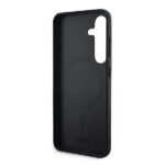 DKNY - Leather Checkered Mono Pattern MagSafe (DKHMS24SPCPVSLK) - Samsung Galaxy S24 - Black – Image 3