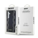 DKNY - Leather Checkered Mono Pattern MagSafe (DKHMS24SPCPVSLK) - Samsung Galaxy S24 - Black – Image 8