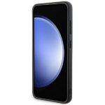 DKNY - Leather Mono Stripe & Metal Logo (DKHCS24SPRTHSLK) - Samsung Galaxy S24 - Black – Image 7