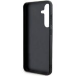 DKNY - Leather Mono Stripe & Metal Logo (DKHCS24SPRTHSLK) - Samsung Galaxy S24 - Black – Image 4
