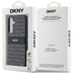 DKNY - Leather Mono Stripe & Metal Logo (DKHCS24SPRTHSLK) - Samsung Galaxy S24 - Black – Image 8