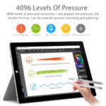 Techsuit - Stylus Pen (F94S) - for Microsoft Surface, Active, Educational Pen, Palm Rejection, AAAA Battery, MPP1.51 - Black – Image 6