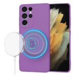 Techsuit - SoftFlex MagSafe - Samsung Galaxy S21 Ultra 5G - Purple