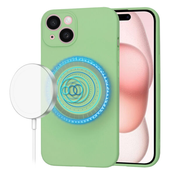 Techsuit - SoftFlex MagSafe - iPhone 15 - Mint Green
