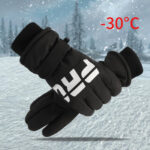 Techsuit - Touchscreen Gloves Pro (OG104) - for Ski, Waterproof, Size L - White – Image 6