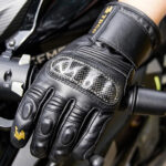Techsuit - Touchscreen Gloves (OG106) - Sheepskin, for Motorcycle / ATV / Scooter, Waterproof, Size L - Brown – Image 2