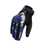 Techsuit - Touchscreen Gloves (OG105) - TDGO, for Motorcycle / ATV / Scooter, Size L - Blue