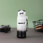 Techsuit - Thermos (THM9) - Sports Water Cup, 316 Stainless Steel Double-Layer, 680ml - White – Image 2