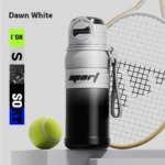 Techsuit - Thermos (THM9) - Sports Water Cup, 316 Stainless Steel Double-Layer, 680ml - White – Image 4
