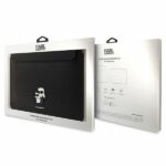 Karl Lagerfeld - Computer Sleeve Saffiano (KLCS14SAKCPMK) - 14", Magnetic Closure, Aesthetic Design - Black Karl&Chaoupette – Image 4