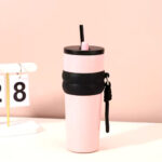 Techsuit - Thermos (THM7) - Car Cup, Single Pipette, Stainless Steel 316, 710ml - Pink – Image 2