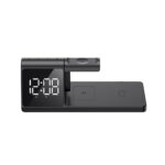 Havit - Wireless Charging Station 3in1 (W3042) - with Clock Display and Alarm, 15W - Black – Image 2
