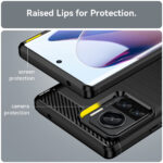 Techsuit - Carbon Silicone - Motorola Edge 30 Ultra - Black – Image 2