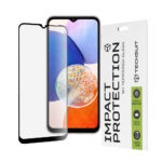 Techsuit - 111D Full Cover / Full Glue Glass - Samsung Galaxy A14 4G / A14 5G - Black
