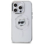 Karl Lagerfeld - IML MagSafe (KLHMP14XHLSCHH) - iPhone 14 Pro Max - White Metal Choupette`s Head – Image 4