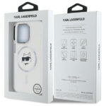 Karl Lagerfeld - IML MagSafe (KLHMP14XHLSCHH) - iPhone 14 Pro Max - White Metal Choupette`s Head – Image 6