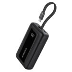 Anker - Power Bank Zolo (A1689H11) - Type-C, USB, 20000mAh, 30W, with Type-C Cable - Black