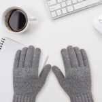 Techsuit - Gloves (ST0015) - from Alpaca Wool, Size 21cm - Black – Image 4