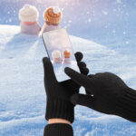 Techsuit - Gloves (ST0015) - from Alpaca Wool, Size 21cm - Black – Image 5