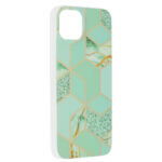 Techsuit - Marble Series - iPhone 14 Plus - Green Hex – Image 2