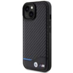 BMW - Leather Carbon (BMHCP15S22NBCK) - iPhone 15 - Black – Image 4
