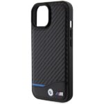 BMW - Leather Carbon (BMHCP15S22NBCK) - iPhone 15 - Black – Image 2