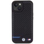 BMW - Leather Carbon (BMHCP15S22NBCK) - iPhone 15 - Black – Image 3