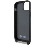 BMW - Leather M Edition Carbon Tricolor Lines & Strap (BMHCP15M23PSVTK) - iPhone 15 Plus - Black – Image 5