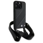 BMW - Leather M Edition Carbon Stripe & Strap (BMHCP16X23PSCCK) - iPhone 16 Pro Max - Black – Image 4