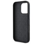 BMW - Leather Carbon Wrapped Metal (BMHCP16X23PUFWC) - iPhone 16 Pro Max - Black – Image 4