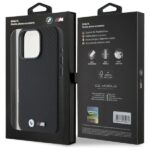 BMW - Leather Carbon Wrapped Metal (BMHCP16X23PUFWC) - iPhone 16 Pro Max - Black – Image 8
