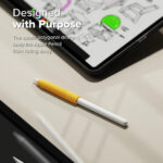 Ringke - Silicone Drafting Grip Holder - for Apple Pencil, Easy to Attach, Durable Elasticity - Black – Image 2