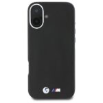 BMW - Leather M Smooth Full Wrapped Metal MagSafe (BMHMP16S23PMWK) - iPhone 16 - Black – Image 3