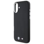 BMW - Leather M Smooth Full Wrapped Metal MagSafe (BMHMP16S23PMWK) - iPhone 16 - Black – Image 2
