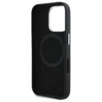 BMW - Leather M Smooth Full Wrapped Metal MagSafe (BMHMP16L23PMWK) - iPhone 16 Pro - Black – Image 4
