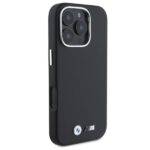 BMW - Leather M Smooth Full Wrapped Metal MagSafe (BMHMP16L23PMWK) - iPhone 16 Pro - Black – Image 5