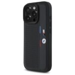 BMW - Hardcase M Perforated Tricolor Detail Line (BMHCP16X23PUPVK) - iPhone 16 Pro Max - Black – Image 2