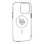Karl Lagerfeld - IML MagSafe (KLHMP14XHLSCHH) - iPhone 14 Pro Max - White Metal Choupette`s Head – Image 3