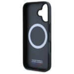 BMW - Leather M Meshed Tricolor Stripes MagSafe (BMHMP16S23PUTRK) - iPhone 16 - Black – Image 3