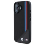 BMW - Leather M Meshed Tricolor Stripes MagSafe (BMHMP16S23PUTRK) - iPhone 16 - Black – Image 6