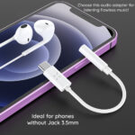 Fixed - Audio Cable Adapter (FIXL-CJD-WH) - Type-C to Jack 3.5mm, with DAC Chip - White – Image 2