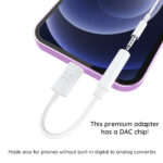 Fixed - Audio Cable Adapter (FIXL-CJD-WH) - Type-C to Jack 3.5mm, with DAC Chip - White – Image 3