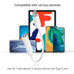 Fixed - Audio Cable Adapter (FIXL-CJD-WH) - Type-C to Jack 3.5mm, with DAC Chip - White – Image 4