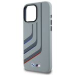 BMW - Hardcase Silicone Turning Lines MagSafe (BMHMP16X23SLIG) - iPhone 16 Pro Max - Grey – Image 3
