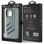 BMW - Hardcase Silicone Turning Lines MagSafe (BMHMP16X23SLIG) - iPhone 16 Pro Max - Grey – Image 7