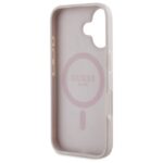 Guess - Hardcase 4G Flower Print MagSafe (GUHMP16SP4ROPEMCP) - iPhone 16 - Pink – Image 5