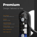 Ocoopa - Hand Warmer UT2s (UT2S-GY) - Type-C, with Power Bank, Electric, Magnetic Design, MagTwins, 2x 5000mAh - Grey – Image 4